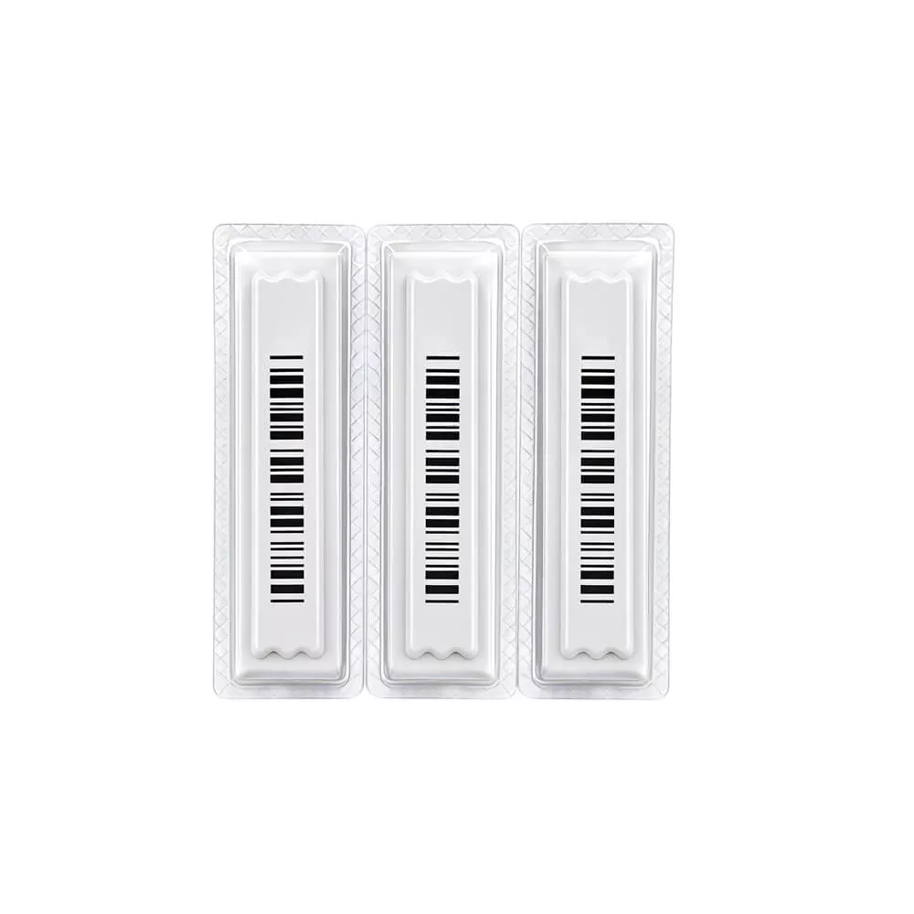 LiFangmei Technology AM Soft Label: 45 × 11mm, ໃຊ້ຄັ້ງດຽວ, ເຫມາະສໍາລັບການຕ້ານການລັກຂອງຜະລິດຕະພັນທໍາຄວາມສະອາດແລະສຸຂະອະນາໄມໃນສັບພະສິນຄ້າ